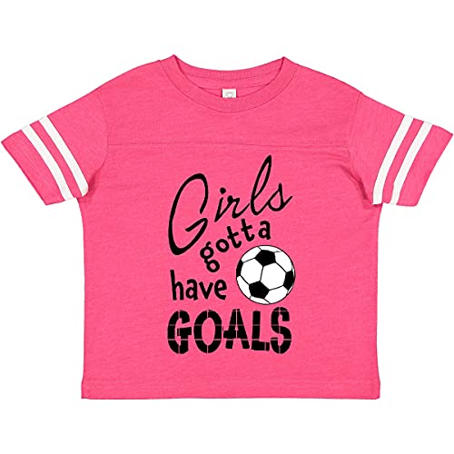 inktastic Girls Gotta Have Goals- Soccer Toddler T-Shirt - Main Image