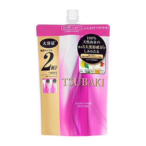 SHISEIDO" TSUBAKI" VOLUME HAIR CONDITIONER 660 ML REFILL // Tsubaki Après-shampooing doux 660 ML REFILL