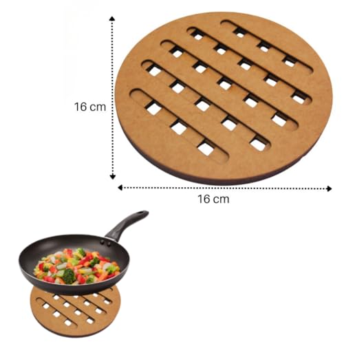 Kit com 8 Descansos de panela e 4 Suporte de travessas para Apoio De Mesa, Cozinha, Decoração, Desig