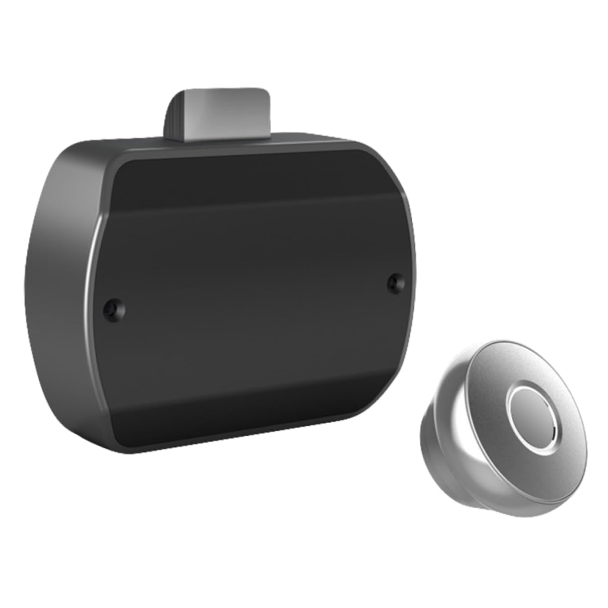 Tofficu Serrure sans Clé Intelligente Déverrouillage par Empreinte Digitale, Alliage D'aluminium et Abs, Recharge Usb, Adaptée pour Tiroir et Coffre Bureau la Maison