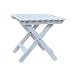 Shine Company 4109WT Adirondack Square Folding Table, White
