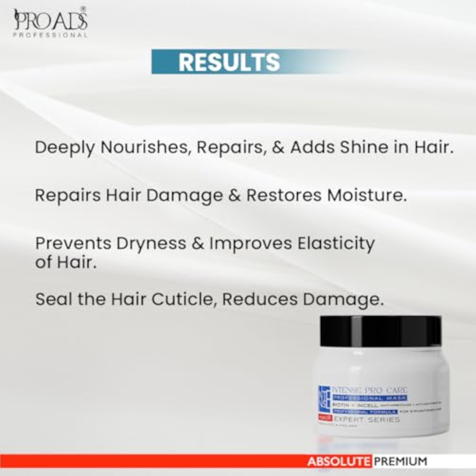PROADS Professional Intense Care Mask - Hair Repair Treatment