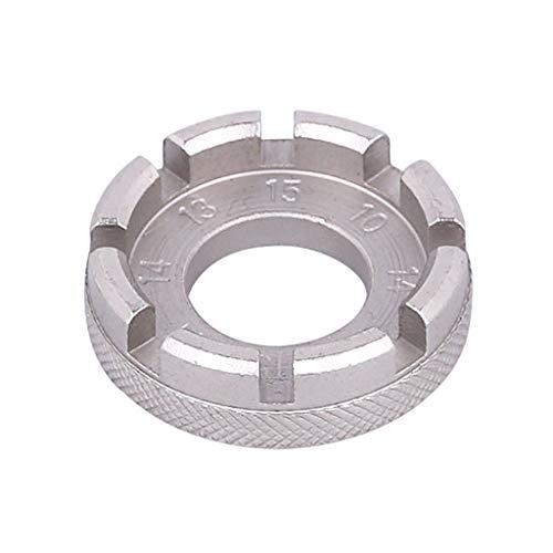 Spoke Wrench, 2 pcs Bike Bicycle Wheel Spoke Wrench Tool 6 Sizes in One