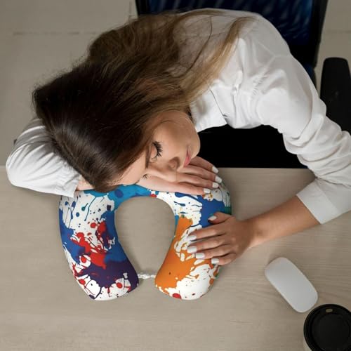 Almohada de espuma viscoelástica para viaje cómodo miniatura 6