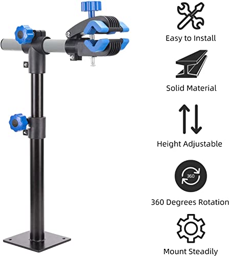 image for ROCKBROS Bike Repair Stand Wall Workbench Mount Rack Workstand Clamp H