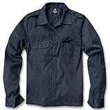 Verschluss: Knopfleiste Brandit US Hemd Langarm Navy - XL