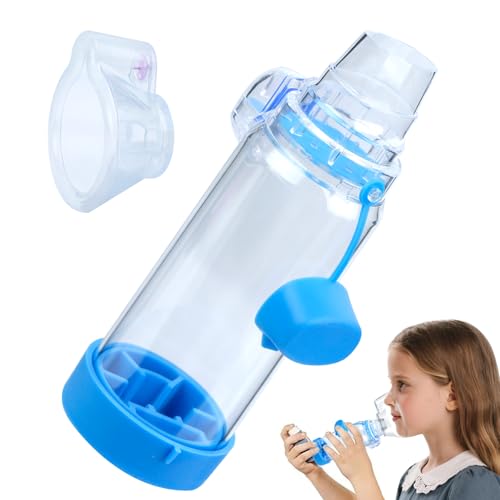 Yuioce Inhaler Spacer for Kids, FSA-HSA Eligible, OTC Spacer for Inhaler Children (Blue/Kids)