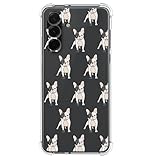 Custodia in silicone trasparente antiurto personalizzata disegno cani 12 per Samsung Galaxy A17 4G / 5G.