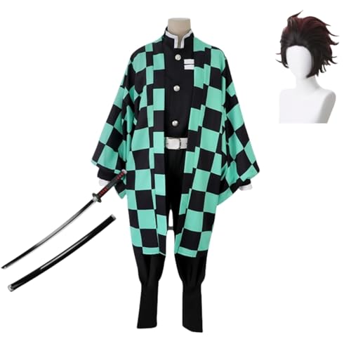 鬼滅の刃　炭治郎　コスプレ　大人用 鬼滅の刃 衣装】 アニメ 豪華版 竈門炭治郎 (かまど たんじろう