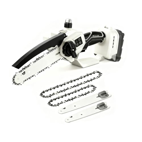 Mini Chainsaw for Milwaukee 18V Battery Auto-Oiler 8-Inch and 6-Inch 2-IN-1 Brushless Cordless B0GY88LQBY