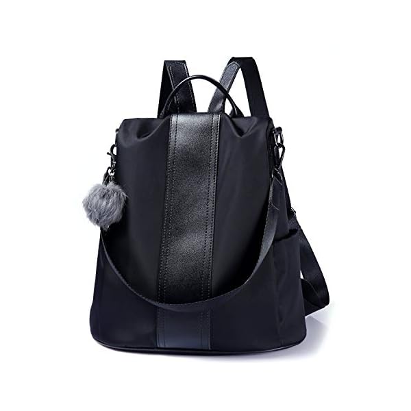 PINCNEL Women Backpack Purse Waterproof Nylon Anti-theft Rucksack Lightweight Shoulder Bag