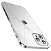 SmartDevil Compatible con iPhone 12/ iPhone 12 Pro Funda con Gratis Vidrio Templado Protector de Pantalla, Ultra Fina Silicona Transparente TPU Carcasa Anti-Choque Anti-arañazos Caso, Plata