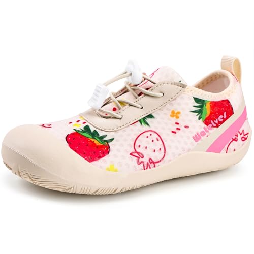 Image of WateLves Wide Toddler Water Shoes Kids Barefoot Athletic Sneakers Girls Boys Quick Dry Aqua Socks for Beach Hiking Swim Kayak Sport Accessories, Camping Essentials