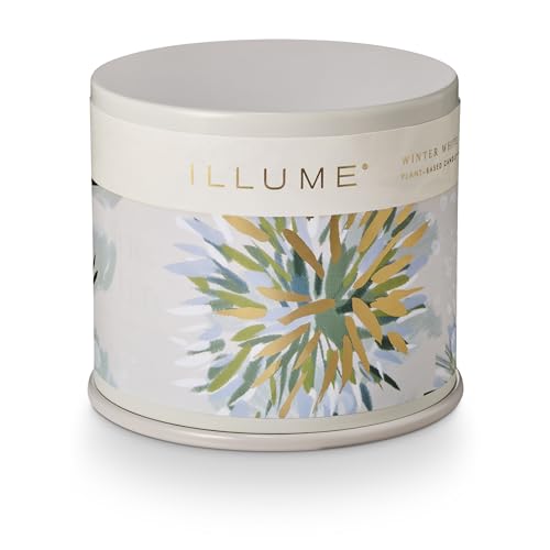 Image of Illume Vanity Tin Candle, Winter White, Signature 11.8 oz.