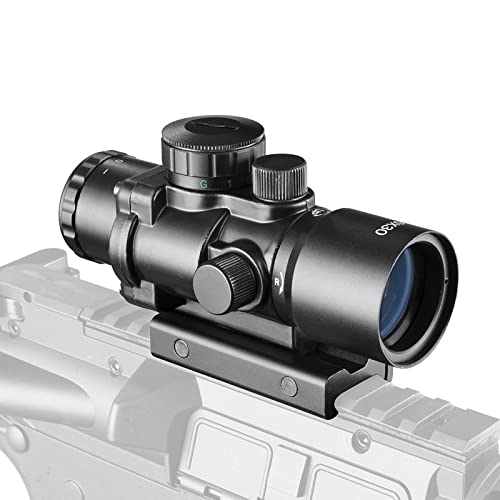 Higoo 3.5X30 Prism Optics Compact Scope Tri-Illuminated Bdc Etched Reticle Riflescope With 20Mm Rail Mount #TOP3
