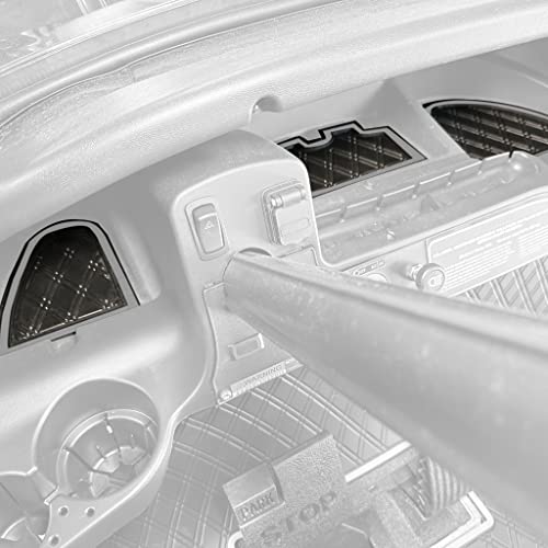 Xtreme Mats Dash Mats and Golf Cart Cubby Inserts for Club Car Precedent/Onward - Grey Trim - Surface Protection for Golf Car Dash Areas
