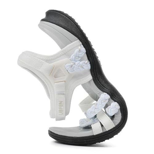 Image of UBFEN Womens Hiking Comfortable Sport Sandals Outdoor Walking | Casual Lightweight Water Sandals with Adjustable Straps Arch Support for All-day Wear, Beach, Vacation, Adventure, Camping