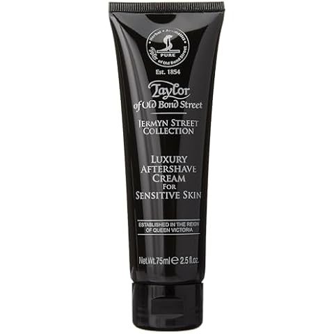 Taylor of Old Bond Street Jermyn Street Luxury Aftershave Cream for Sensitive Skin 75ml, 2.5 Ounce after shave lotion (06020-1) Cover