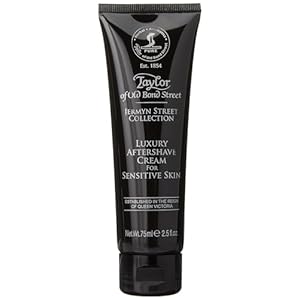Taylor of Old Bond Street 75 ml Jermyn Street Luxury Aftershave Cream for Sensitive Skin