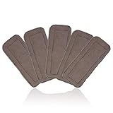 Adult Diaper Insert, Reusable 5-Layer Charcoal Bamboo Washable Liners for Diapers, Extremely Absorbent Diaper for Incontinence Pocket or Cover Diapers(M)