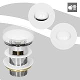 ECD Germany szafka pod umywalke 605x365x130 mm kwadratowa biala ceramika z odplywem do umywalki z przelewem umywalka nablatowa misa umywalkowa zlewozmywak idealna do montazu na blacie w lazience
