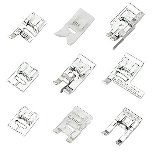 Tovot 32Pcs Domestic Sewing Machine Presser Feet Set Sewing Machine Foot For Singer Brother Low Shank Sewing Machines #TOP4