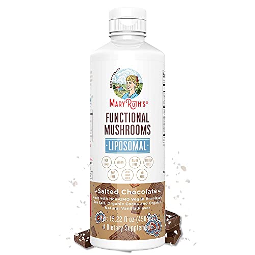 Mushroom | Mushroom Supplement | Mushroom Liquid Vitamin | Reishi Mushroom Supplement for Immune Support | Turkey Tail Liquid Vitamin for Stress Relief | Vegan | Non-GMO | Gluten Free | 15.22 Fl Oz
