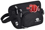 The Hagen Pack RFID Block Money Belt for Women and Men | Thin Travel Fanny Pack