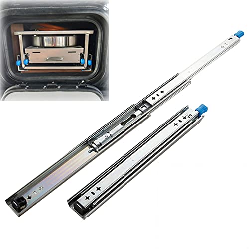 Knape & Vogt Kv8091 P16 Eb 16 In. Heavy Duty Rack And Pinion .75 Overlay Pocket Door Slide - Black