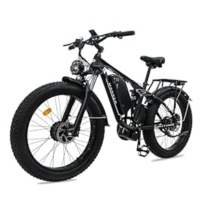 Dakeya Electric Bike for Adults,Electric Mountain Bike Ebike Fat Tire with 7-Speed 26 Inch. 2000w, 48v Battery, 35MPH Dual Shock Absorber Electric Bicycle for Adults