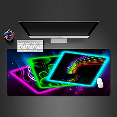 Tapis de souris gaming XXL 1000x500 carte magique colorée pour gamer PC