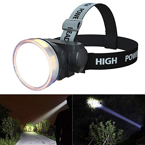 ODEAR LED Rechargeable Mini Headlamp Light Flashlight Small Headlight for Outdoor Camping Right