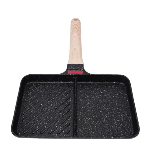 Poêle à griller légère en aluminium avec manche ergonomique Style 2 - 5