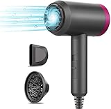 LUFTSTROMDIFFUSOR & STYLINGDÜSE FÜR LOCKEN UND GLATTEN - Massagediffusor dieses Föhn erreicht Maximales Luftvolumen, um perfekte Locken zu stylen, gleichzeitig ein Massage an Kopfhaut. Haartrockner mit Diffusor dem trocknet Haar auf gesunde Weise, glättet Haar und gibt ihm mehr Volumen, indem der Luftstrom auf das gesamte Haar verteilt wird. Dünne Stylingdüse konzentriert Luftstrom für präzises Styling eines bestimmten Bereichs. Besonders für Korrekturen und zum Abrunden des Stylings geeignet.