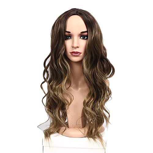 Perruque synthétique longue pour retrouver du volume et masquer les cheveux clairsemés
