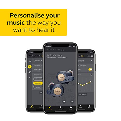 Jabra Elite Active 65T Earbuds – True Wireless Earbuds With Charging Case, Copper Black – Bluetooth Earbuds With A Secure Fit And Superior Sound, Long Battery Life And More #TOP5