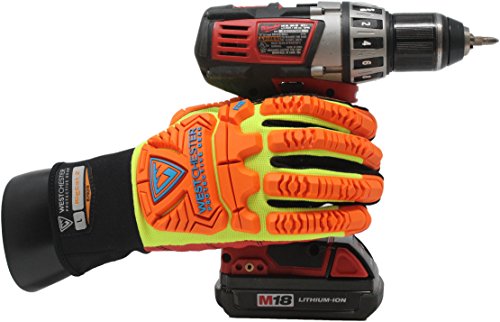 West Chester 87020 R2 Hi-Viz Pvc Palm Rigger Gloves – Orange, Small, Flexible Synthetic Leather On Spandex Back Gloves #TOP2