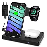 【Universelle Kompatibilität】 Weitgehend kompatibel mit iPhone 13/12/11 pro, pro max/Xs/Xs Max/Xr/X/8/8 Plus, Samsung Galaxy S21/S21 Ultra/S20 Ultra/S10/S10 Plus/S9/S9 Plus/ S8/S8 Plus/S7/S7 Edge/S6 Edge Plus/Note 9/Note 8/Note 7/Note 5, HUAWEI Mate 40/Mate 40 Pro/Mate 40 RS/P40 Pro+/P30 Pro/Mate 30 Pro/ 20 Pro und andere Qi-unterstützte telefone, iWatch-Serie 7/SE/6/5/4/3/2, Airpods pro/3/2.