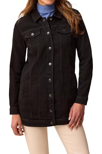 Tribal Women's Classic Fit Comfort Stretch Denim Jacket (Regular