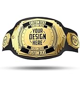 TrophySmack Custom 6lb Championship Belt - The Ultimate Trophy or Award