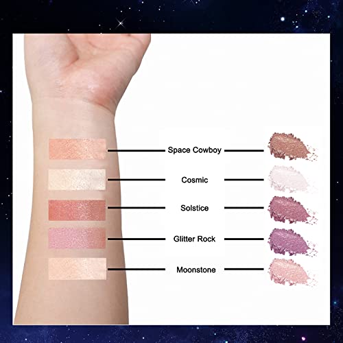 Jutqut Shimmer Glitter Eyeshadow Palette - Sparkle Champagne Gold Eye Shadow Bling Korean Eye Glitter Foil, Pigmented, Long Lasting & Ultra-Blendable For Glitter Eye Makeup #TOP3