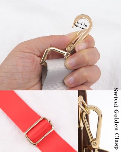 Image of Wide Purse Strap Solid, Replacement Crossbody Shoulder Handbags Strap for Women Adjustable