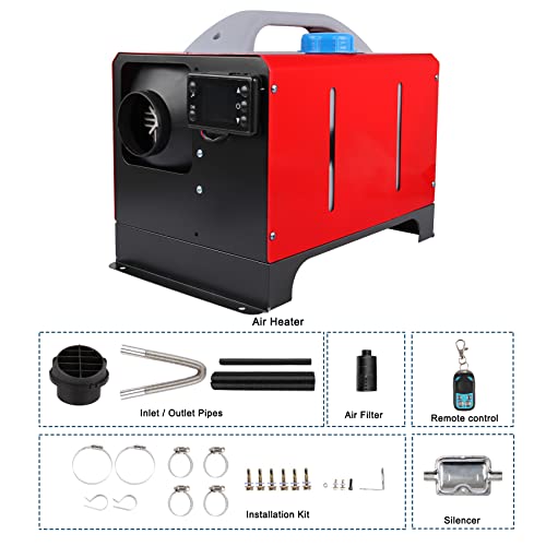 DOCAS 12V 5KW Diesel Lufterhitzer, Diesel Standheizung für Auto Boote LKW Wohnmobil Bus（Stil 3）