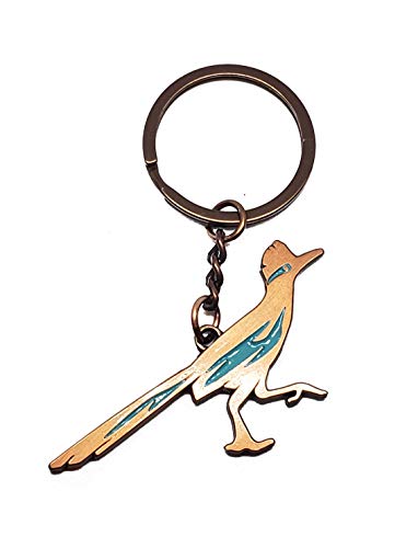 Southwest Roadrunner Keychain (Bronze) - Southwestern Gift Idea - Souvenir