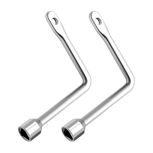 Nikovoke Multicolor 2Pcs Triangle Key, L-Type Bin Key, Utility Key For Gas Meter Radiator Fireplace Cabinet And Elevator Door, Switch Control Cabinet Key, Lamp Post Key