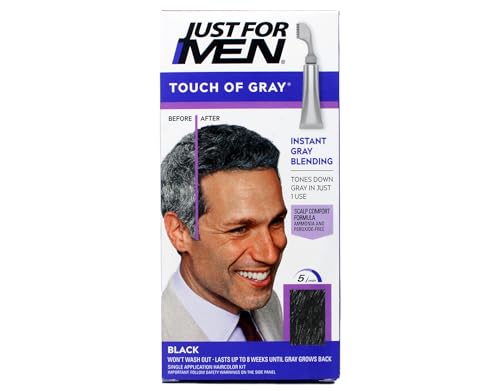 Just for Men Touch of Gray Hair Treatment Black T-55 Pack de 12 miniatura 3