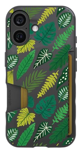 Image of Smartish - Leaf Me Alone - iPhone 16 Wallet Case - Wallet Slayer Vol 1 [Slim + Protective] Credit Card Holder - Fits iPhone 16