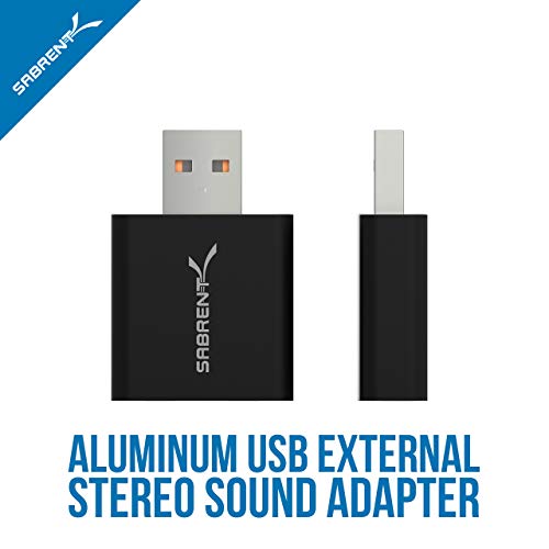 Sabrent Usb 3.0 Micro Sd And Sd Card Reader + Aluminum Usb External Stereo Sound Adapter For Windows And Mac. #TOP2
