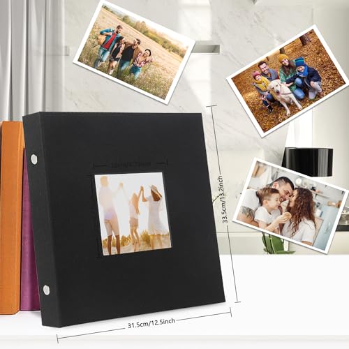 Miaikoe Photo Album 6x4 1000 Pockets Slip in Large Capacity Album for Family Wedding Anniversary Linen Album Book Holds 1000 Horizontal and Vertical 10x15cm Photos(1000 Pockets - Image 2