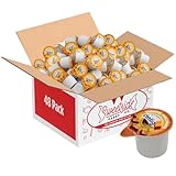 Caramel Macchiato Creamer Singles, 48 Pieces of Individual Coffee Creamers, Perfect Delight Caramel Macchiato Creamer for Home, Office or On the Go, Flavorful Coffee Experience Anytime